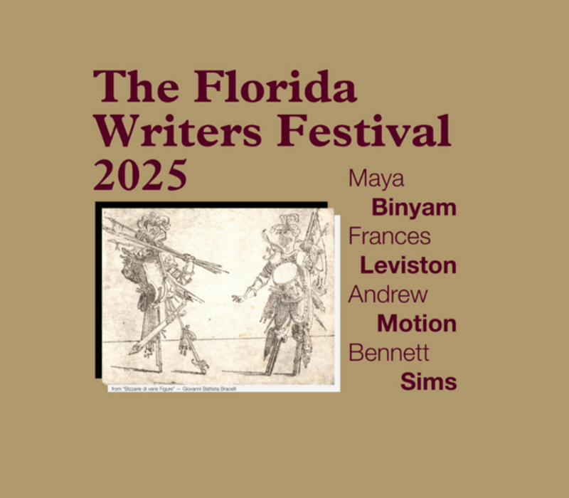graphic for the Florida Writer's Festival 2025